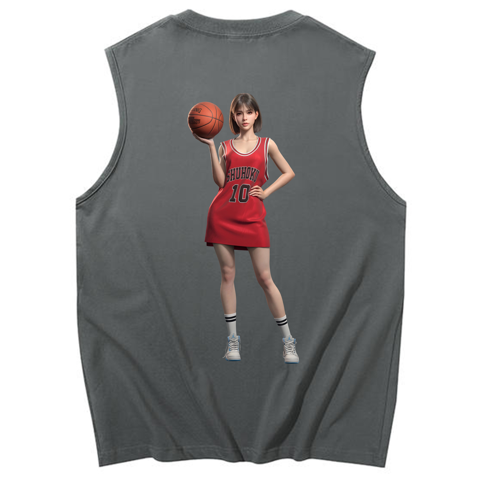 （画像用） SLAM DUNK／スラムダンク コットン100％タンクトップ（背面プリント）